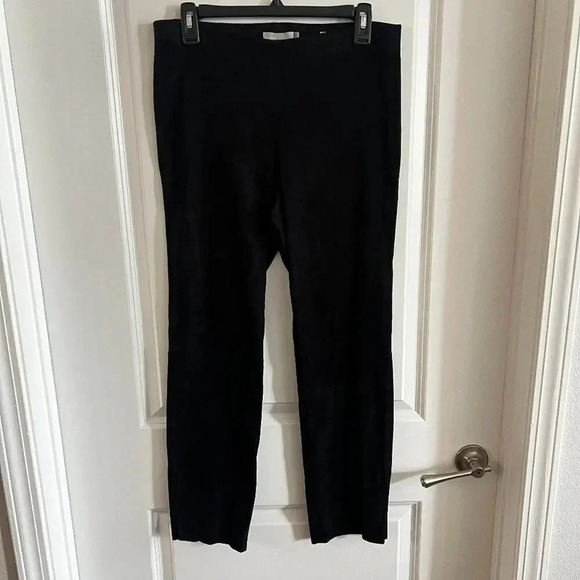 Vince Black Leather Leggings – Size Large - Picture 3 of 8